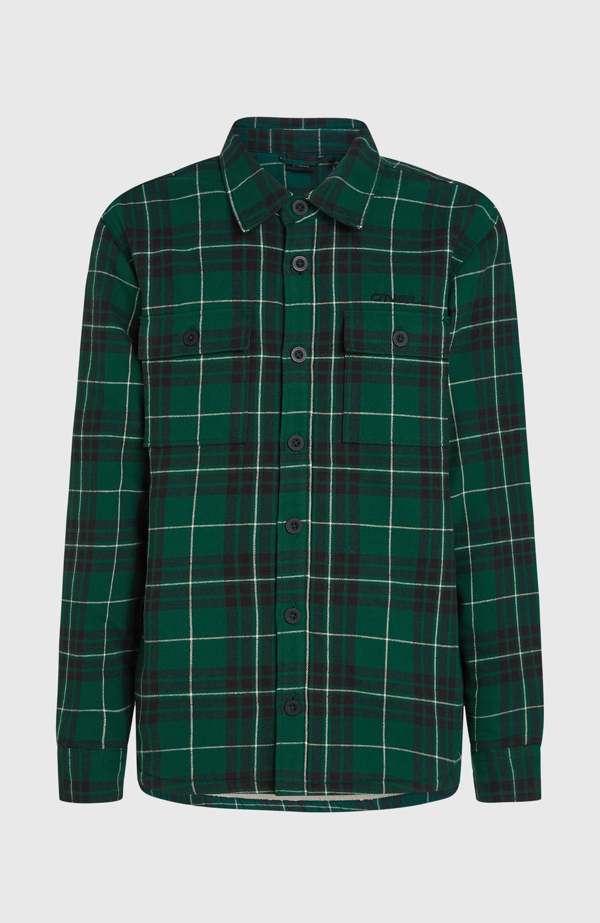 Must-Have Fleece-Lined Shirt | Green Flannel Check