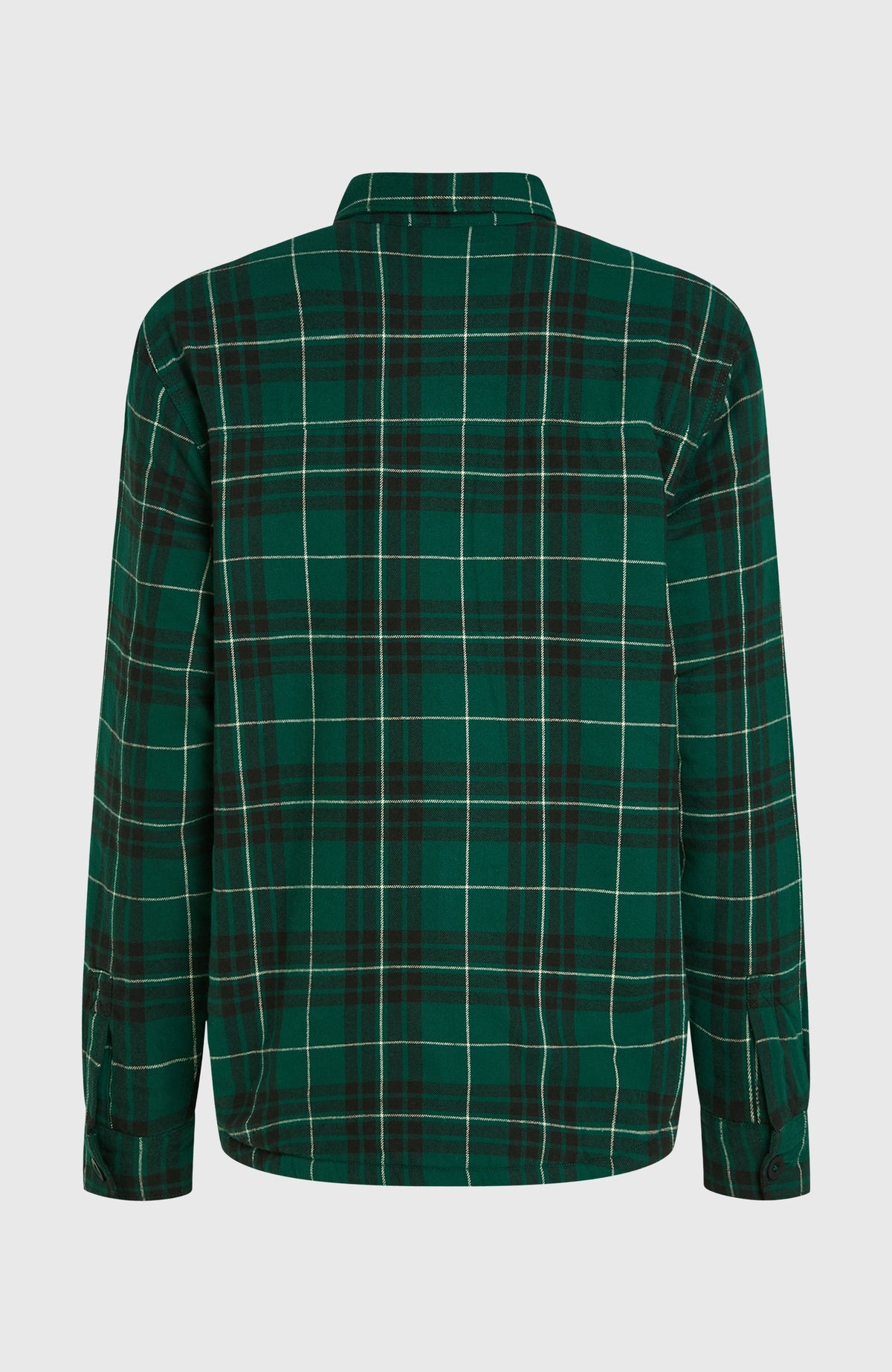 Must-Have Fleece-Lined Shirt | Green Flannel Check