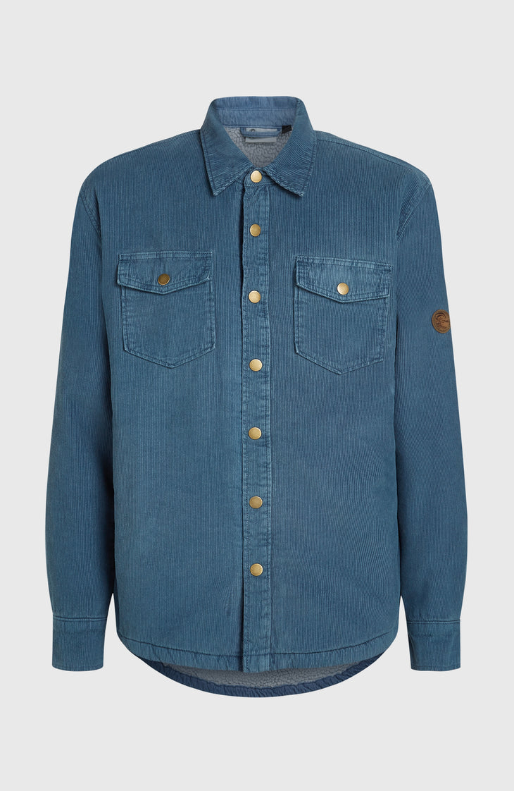 O'Riginals Corduroy Fleece-Lined Overshirt | Mozart Blue