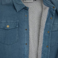 O'Riginals Corduroy Fleece-Lined Overshirt | Mozart Blue