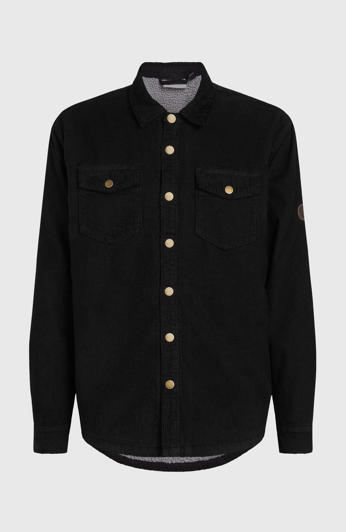 O'Riginals Corduroy Fleece-Lined Overshirt | Black Out