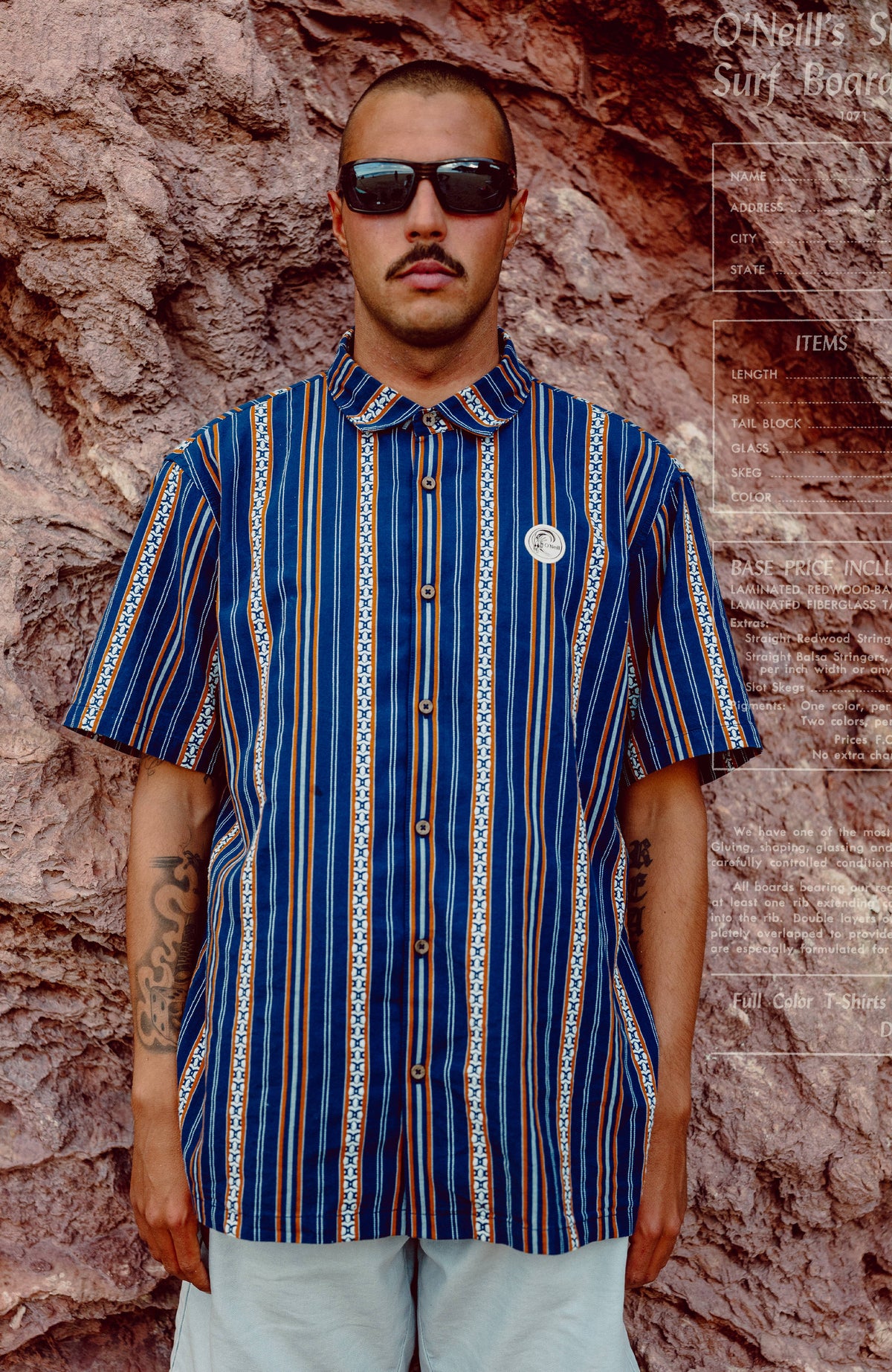 O'Riginals Jacquard Shirt | Blue Originals Jstripe