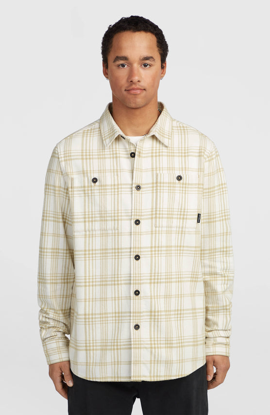 Must-Have Flannel Shirt | Beige Big Check Plaid