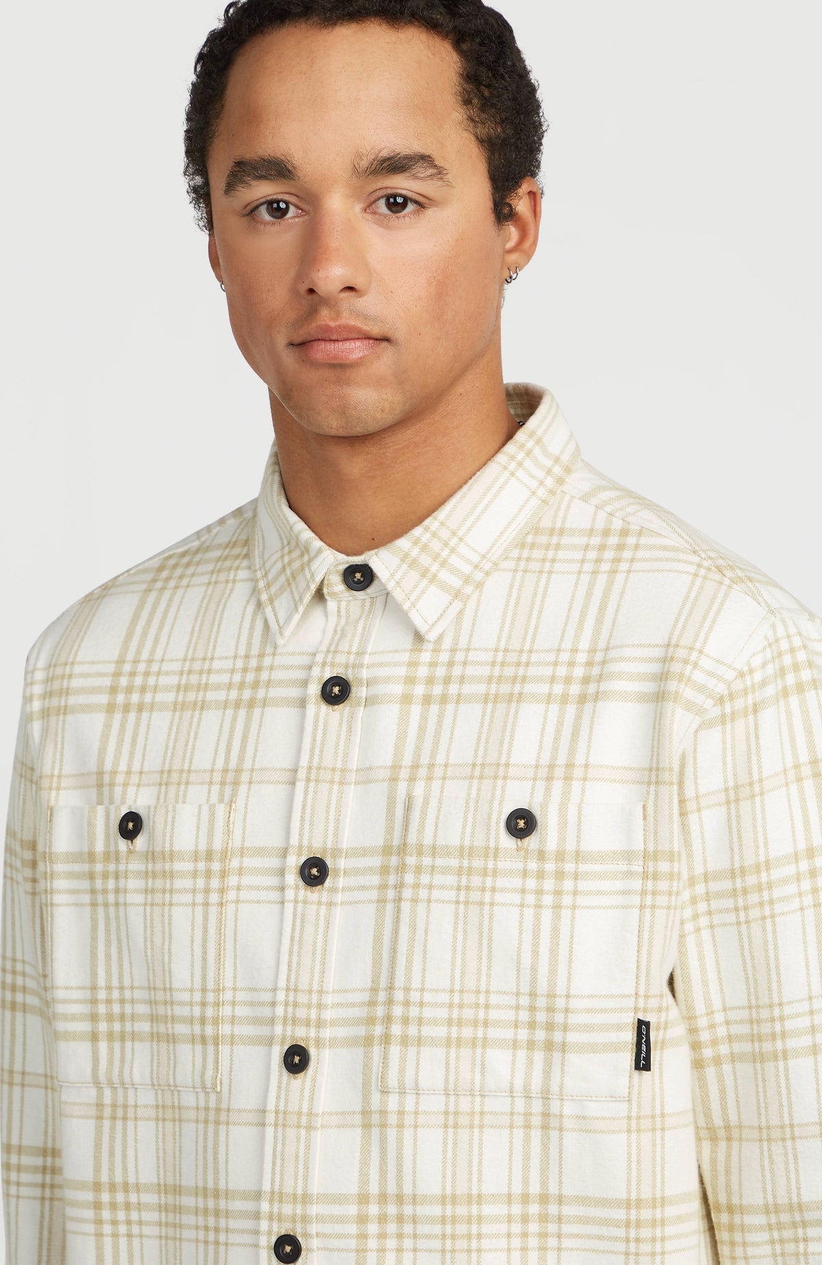 Must-Have Flannel Shirt | Beige Big Check Plaid