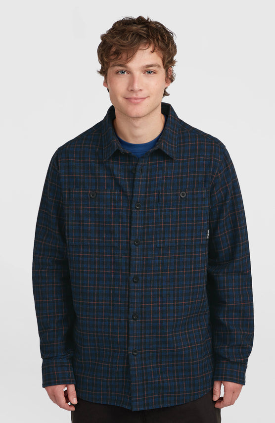 Must-Have Flannel Shirt | Black Mini Check Plaid