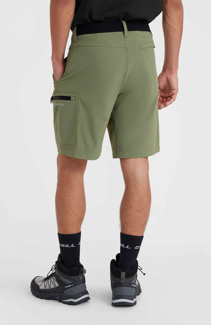 O'Neill TRVLR Series Stretch Shorts | Deep Lichen Green