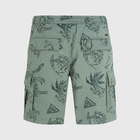 Essentials Cargo Shorts | Green Vintage Surfer