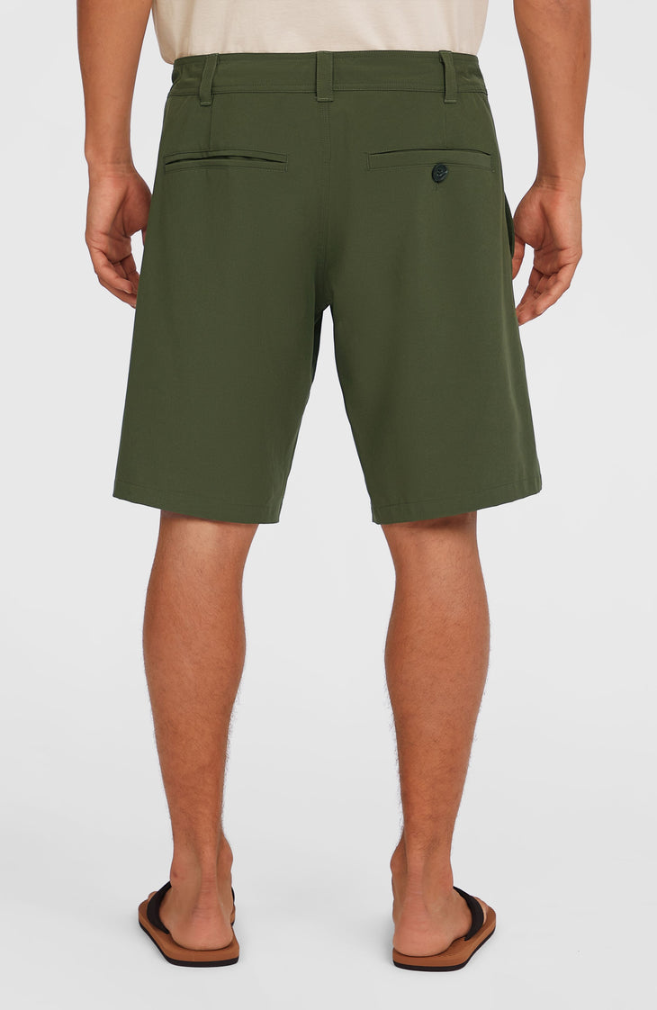 Hybrid Chino 19" Shorts | Forest Night