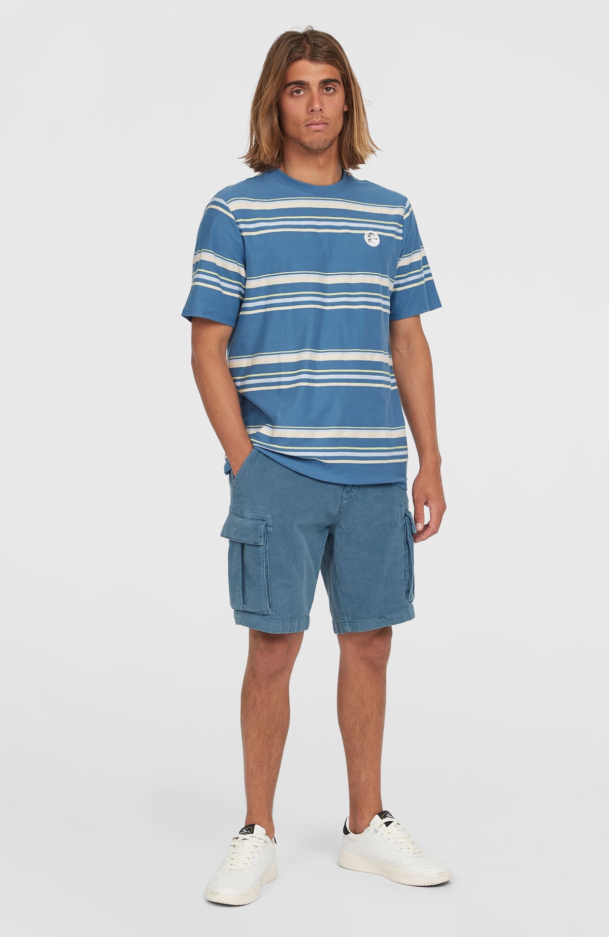 O'Riginals Cord Cargo Shorts | Copen Blue