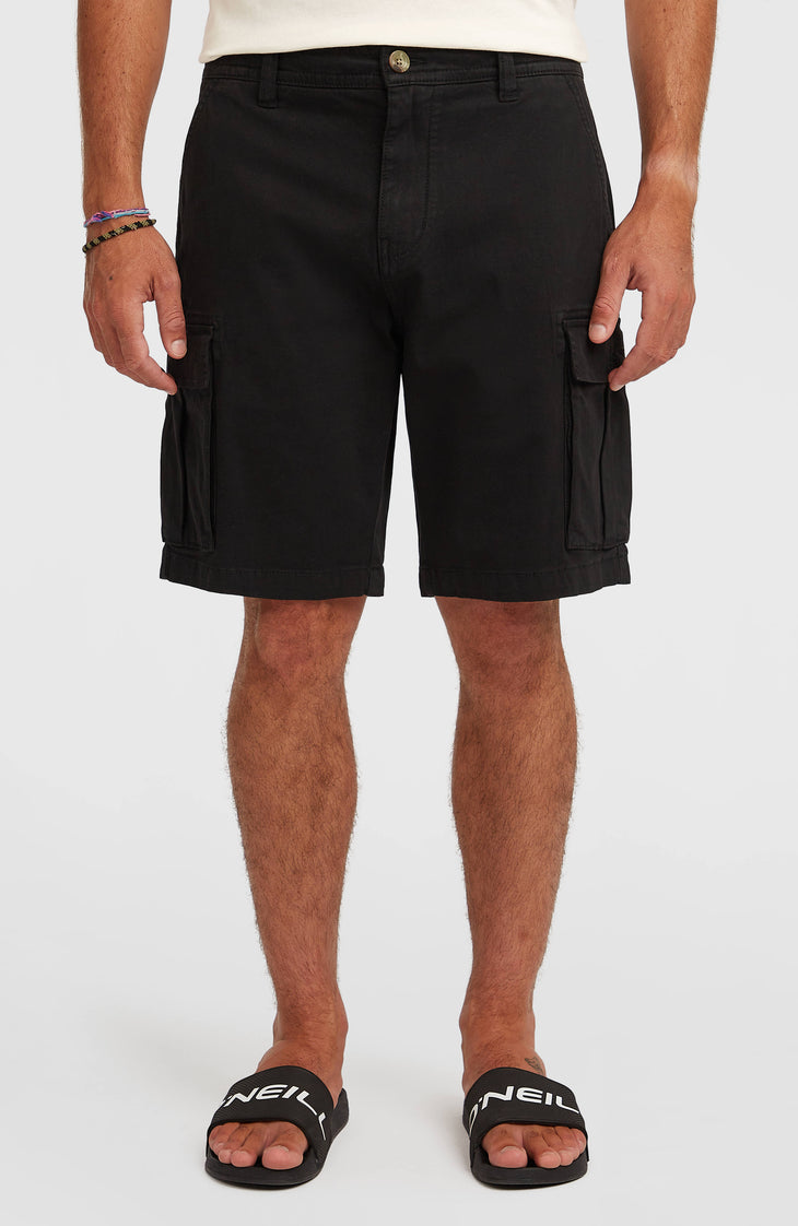 Essentials Cargo Shorts | Black Out