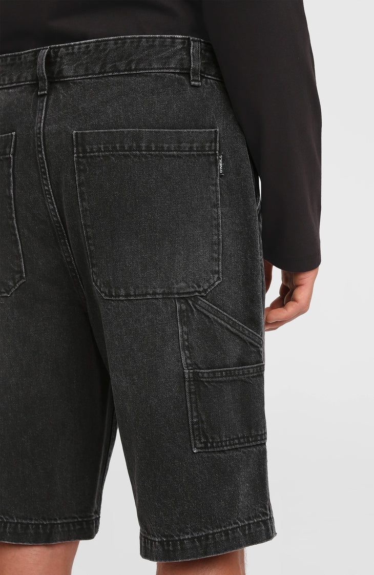 Essentials Denim Shorts | Black Out
