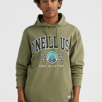 State Hoodie | Deep Lichen Green