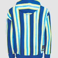 Brights Terry Hoodie | Blue Towel Stripe