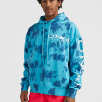 Oakes Hoodie | Bright Blue Tie Dye