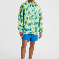 Oakes Hoodie | Green Tie Dye