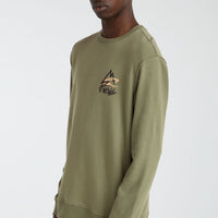 Torrey Crew Sweatshirt | Deep Lichen Green