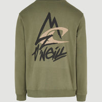 Torrey Crew Sweatshirt | Deep Lichen Green