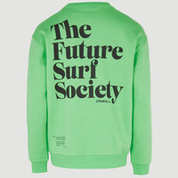 Future Surf Society Sweatshirt | Luminous Green