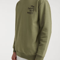 Future Surf Society Hoodie | Deep Lichen Green