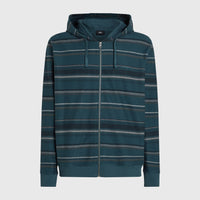 Bavaro Full-Zip Hoodie | Blue Ikat Stripe