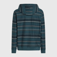 Bavaro Full-Zip Hoodie | Blue Ikat Stripe