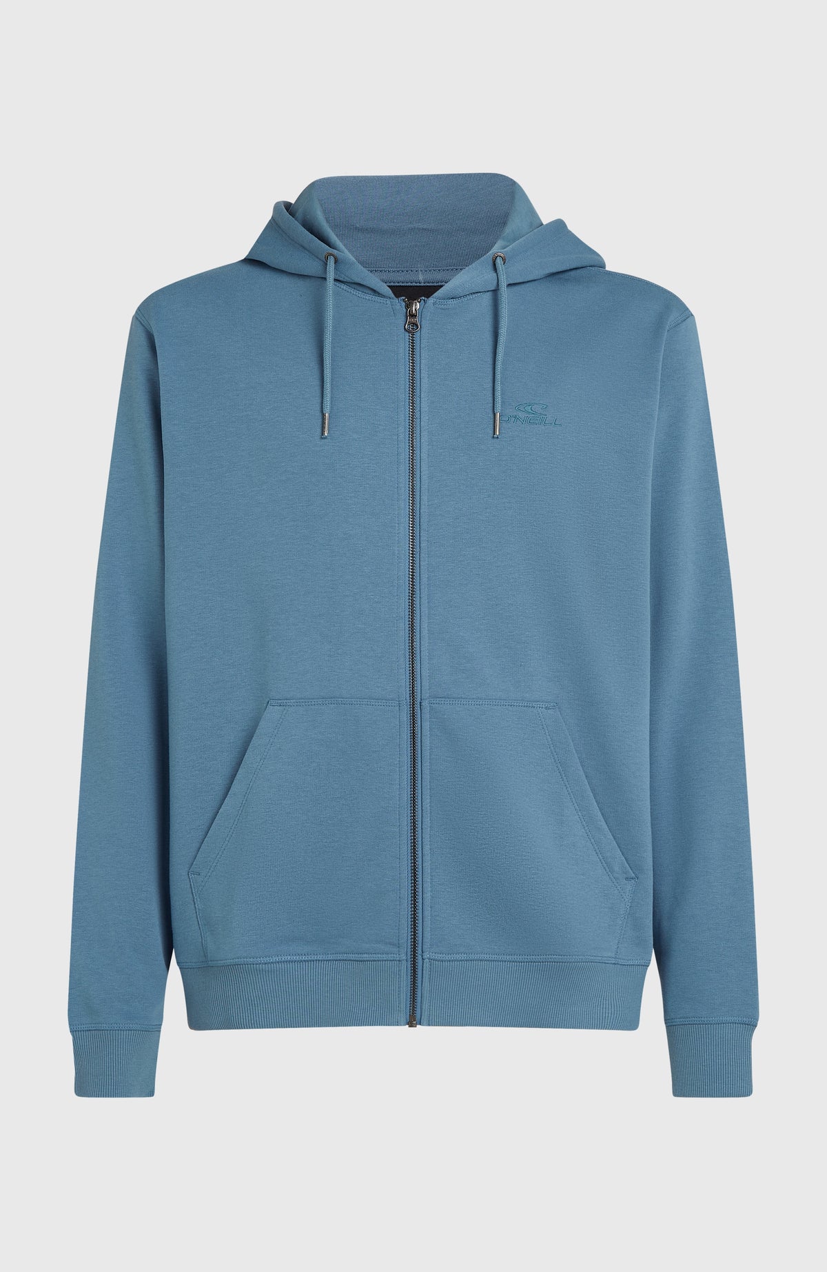 Small Logo Full-Zip Hoodie | Mozart Blue
