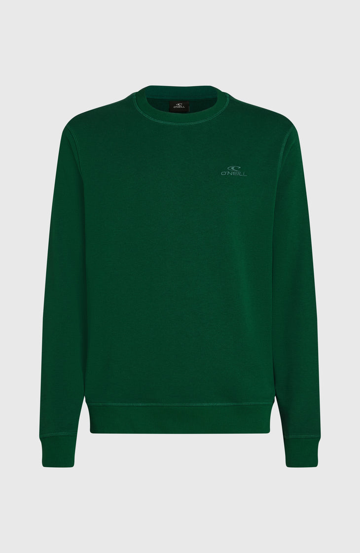Small Logo Crew Sweatshirt | Emerald Envy