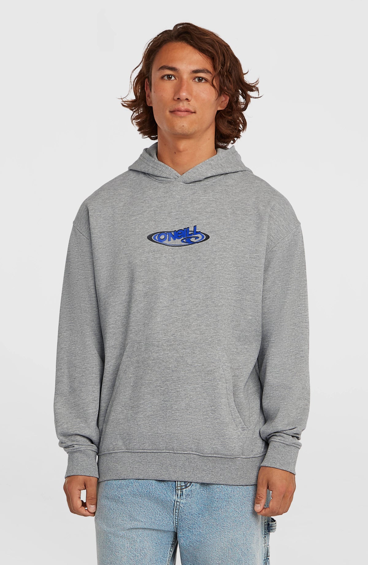 Essentials 90s Logo Hoodie | Silver Melee