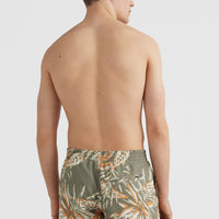 Cali Floral 16'' Swim Shorts | Deep Lichen Tonal Floral