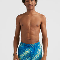 Cali Melting 16'' Swim Shorts | Bright Blue Tie Dye