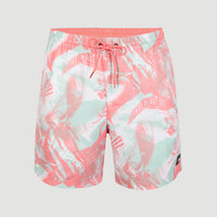 Cali Crazy 16'' Swim Shorts | Peach Crazy Jack