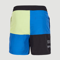 Wilder Colourblock 16'' Swim Shorts | Princess Blue Colour Block