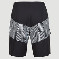 Surfers Not Street Children 19'' Boardshorts | Black SNSC Panel Print