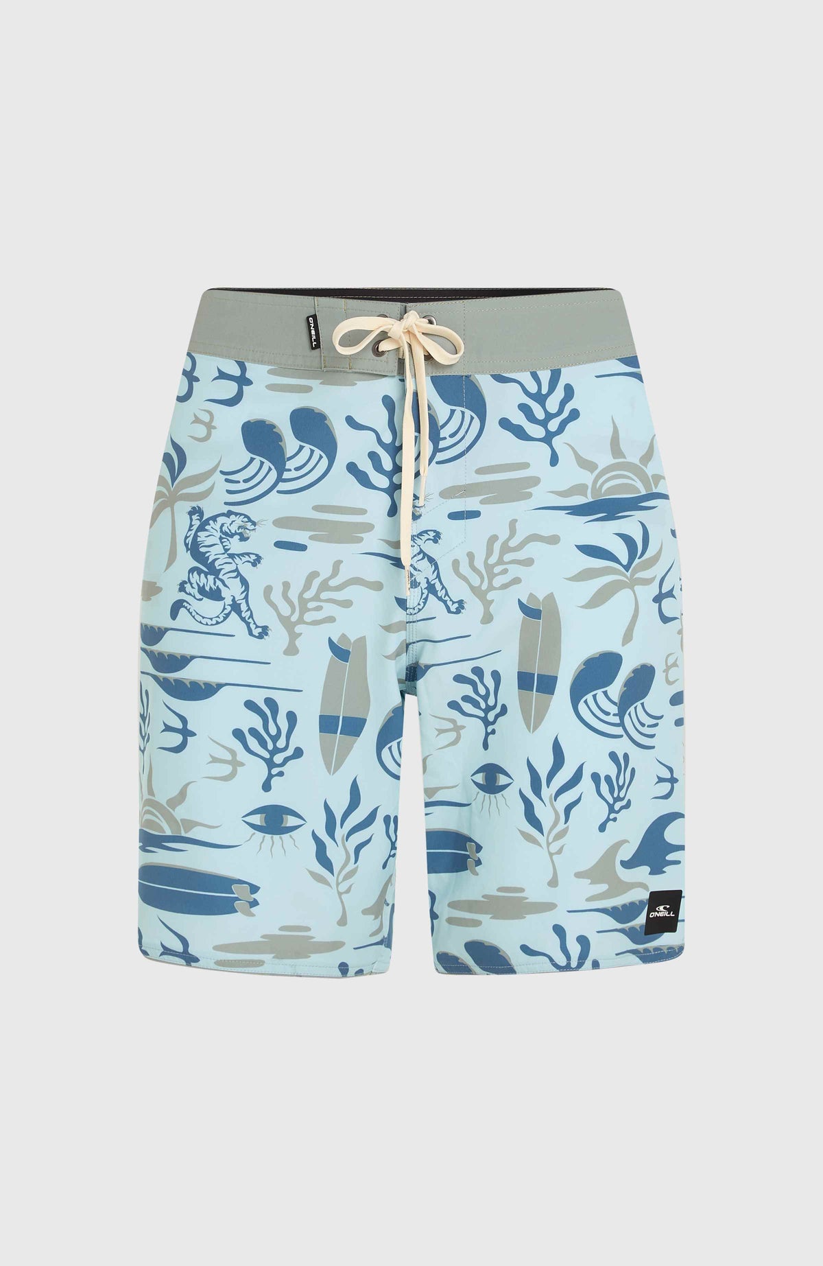 Hyperfreak Mysto Scallop 19'' Boardshorts | Blue Sky Mysto Scallop