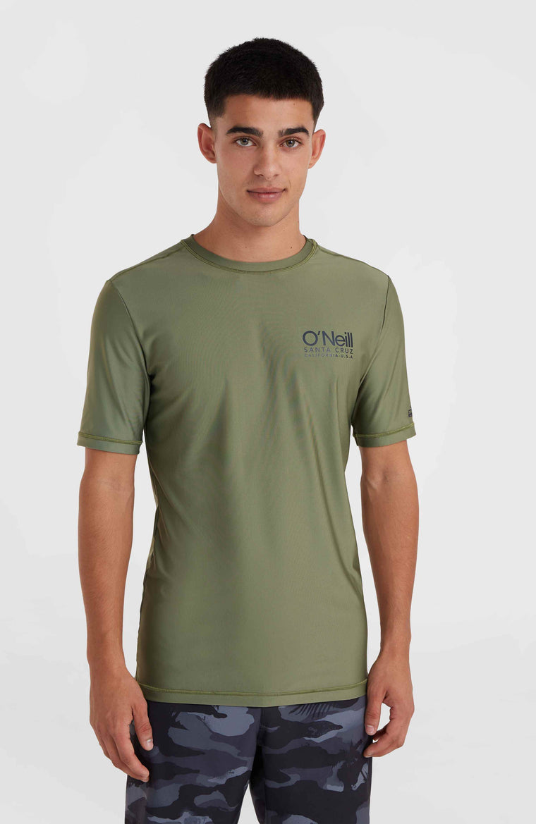 Essentials Cali Short Sleeve Skin | Deep Lichen Green