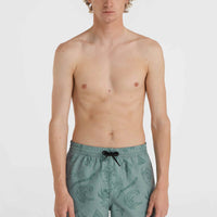 Mix and Match Cali Print 15'' Swim Shorts | Green Vintage Surfer