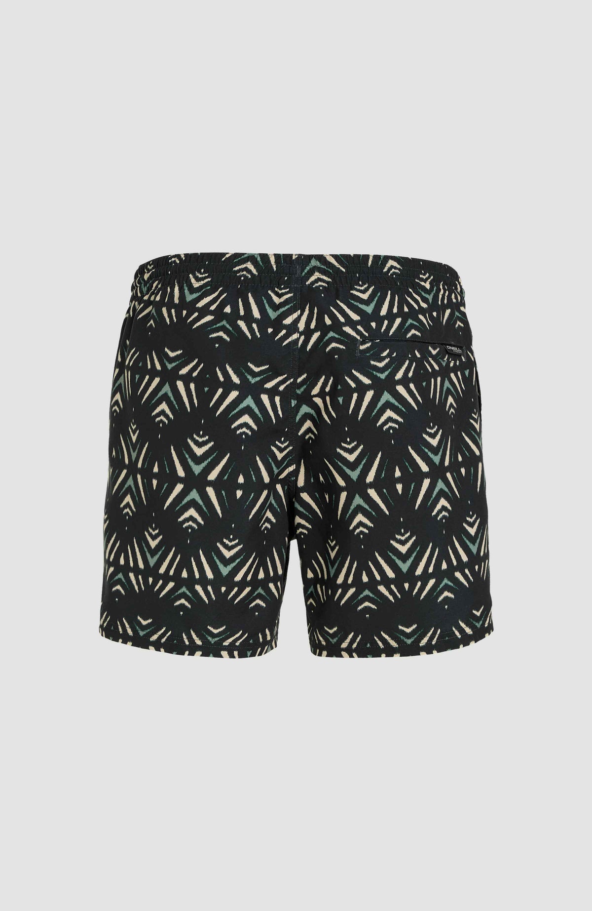 Mix and Match Cali Print 15'' Swim Shorts | Black Fade IKAT