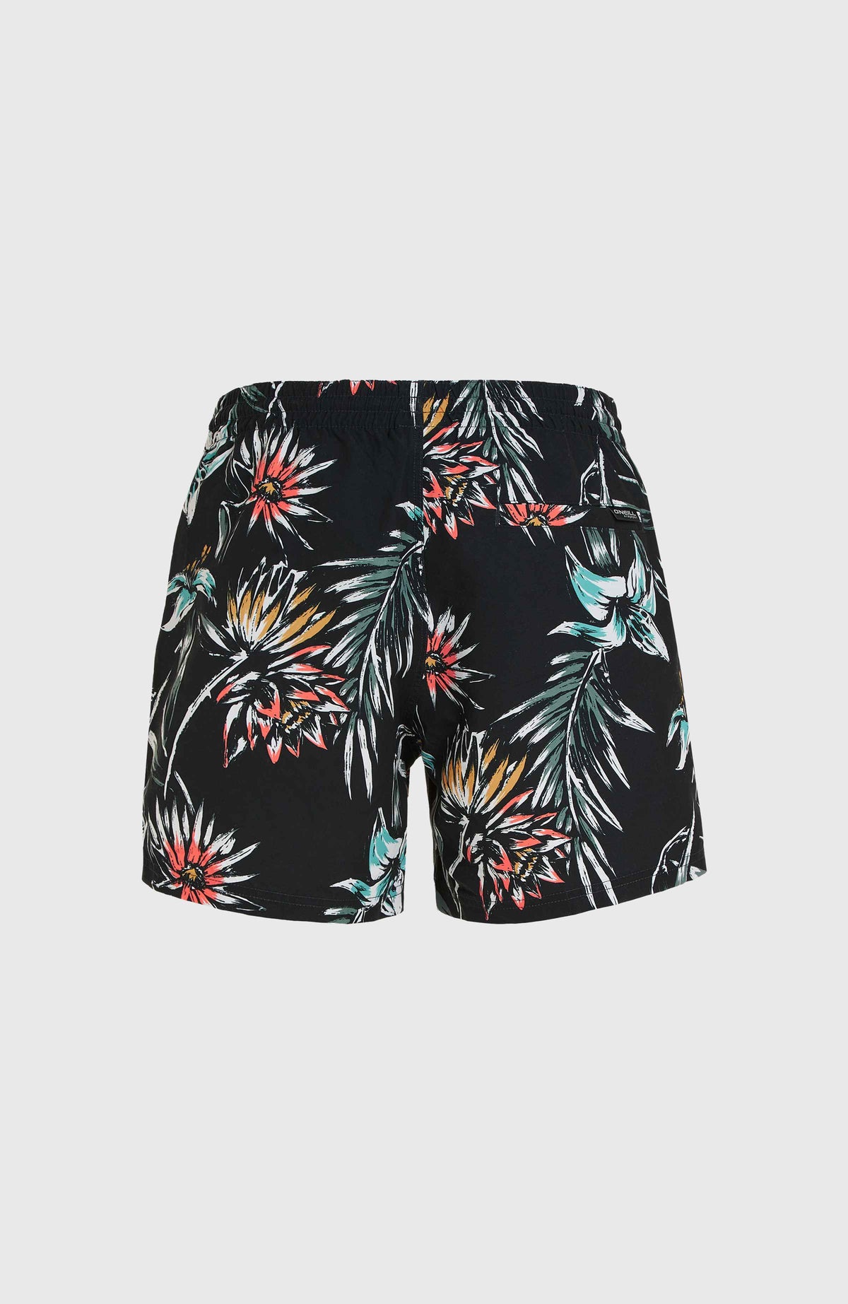 Mix and Match Cali Print 15'' Swim Shorts | Black Tropicana