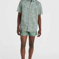 Mix and Match Cali Block 15'' Swim Shorts | Green Vintage Surfer