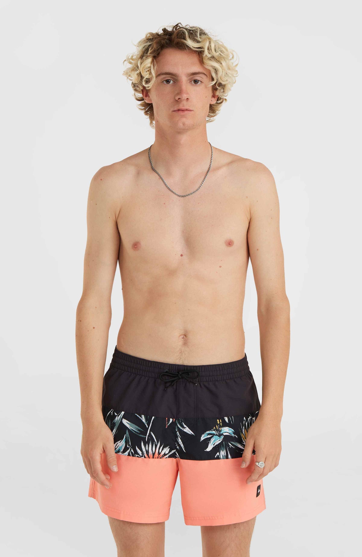 Mix and Match Cali Block 15'' Swim Shorts | Black Tropicana