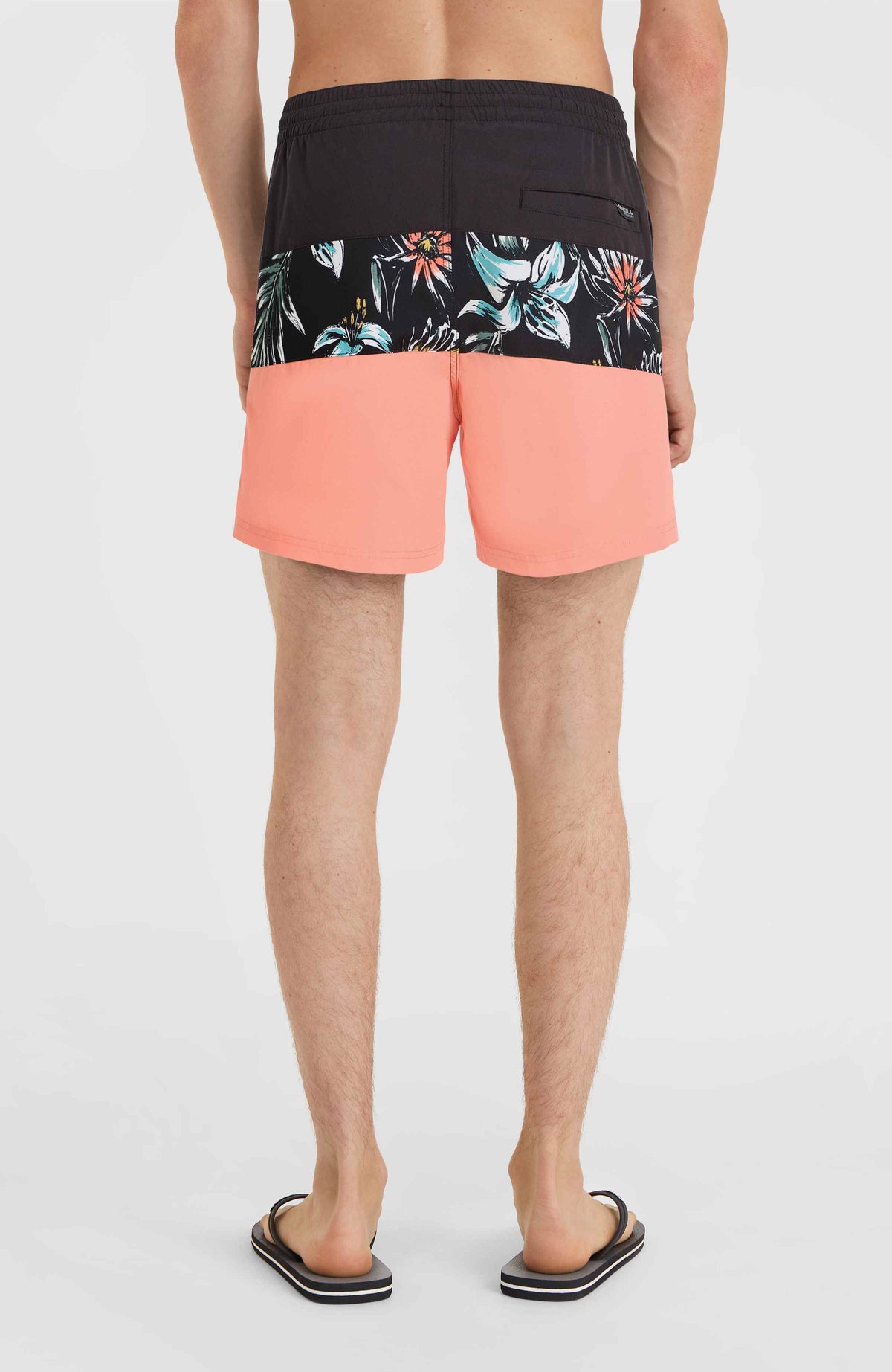 Mix and Match Cali Block 15'' Swim Shorts | Black Tropicana