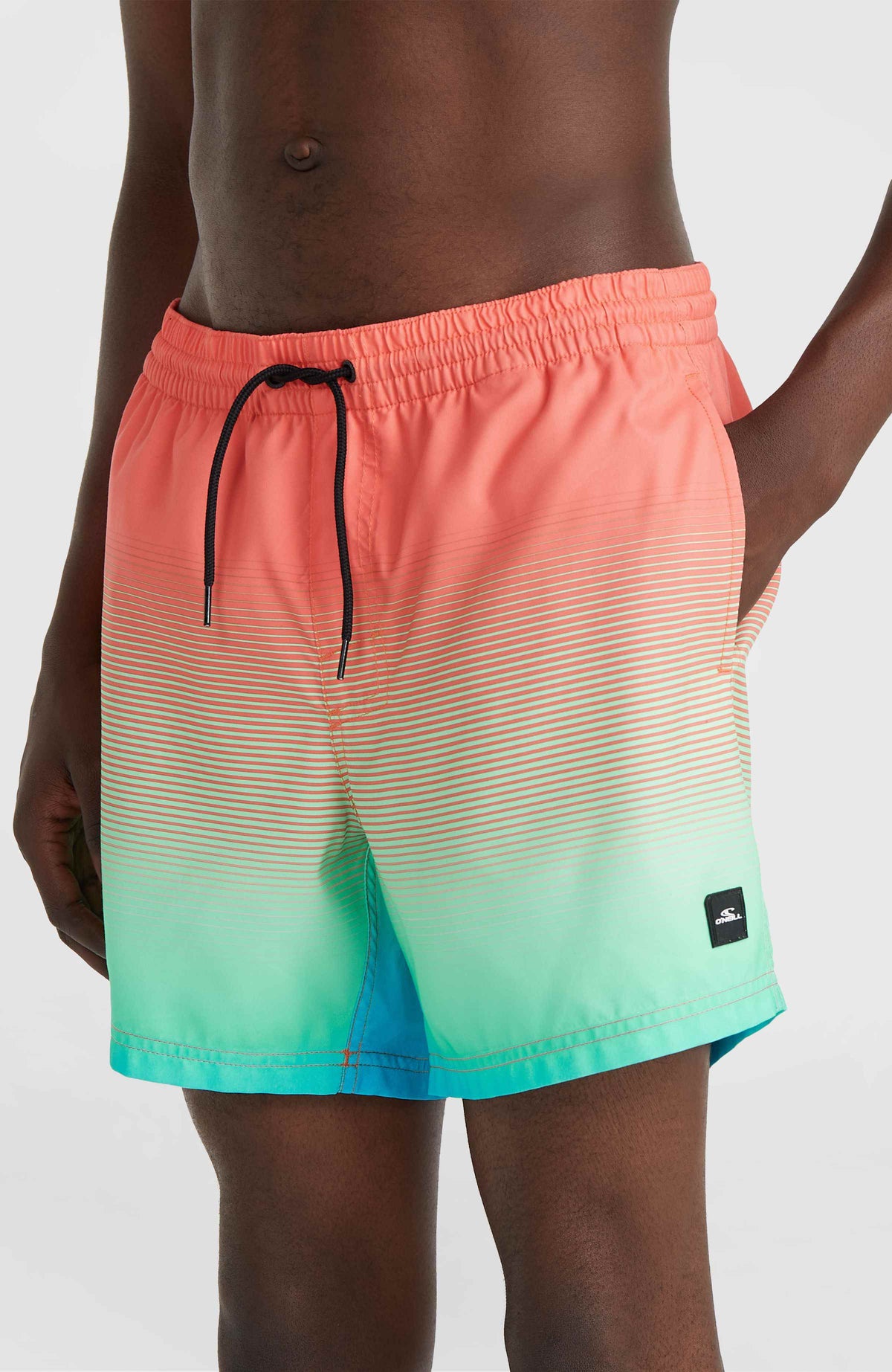 Jack O'Neill Cali Gradient 15'' Swim Shorts | Living Coral Simple Gradient Panel
