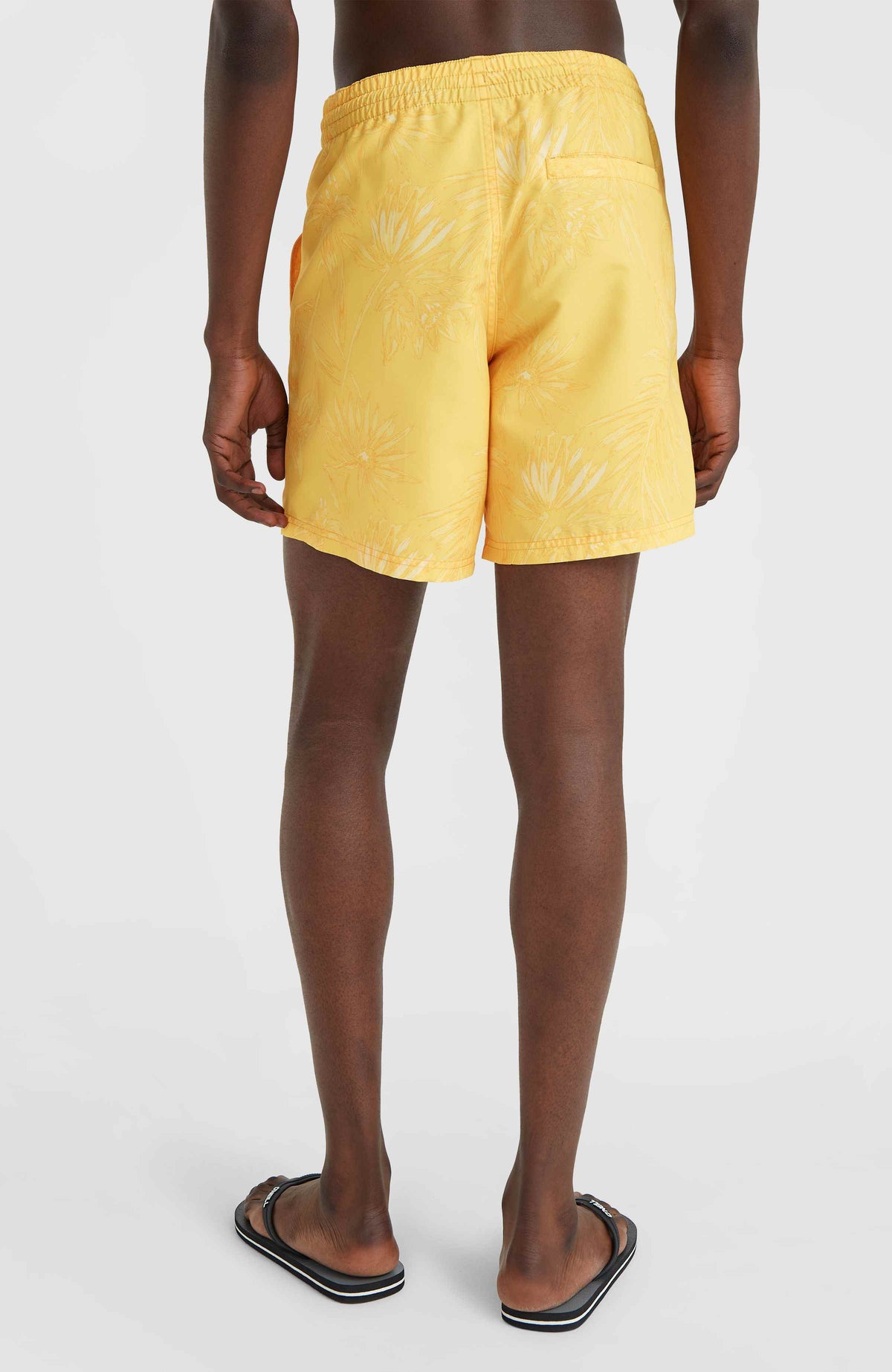 Mix and Match Cali 16'' Swim Shorts | Yellow Tonal Tropicana