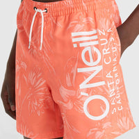 Mix and Match Cali 16'' Swim Shorts | Living Coral Tonal Tropicana