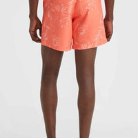 Mix and Match Cali 16'' Swim Shorts | Living Coral Tonal Tropicana