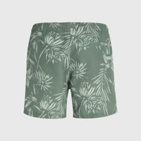 Mix and Match Cali 16'' Swim Shorts | Green Tonal Tropicana