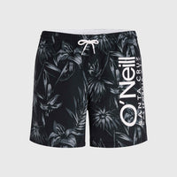 Mix and Match Cali 16'' Swim Shorts | Black Tonal Tropican