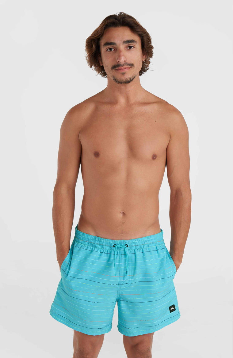 Jack O'Neill Cali First 15'' Swim Shorts | Blue First Name Stripe
