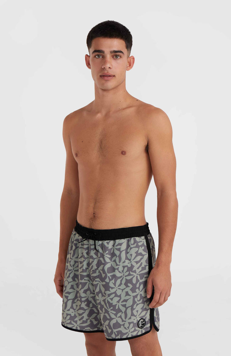 O'Riginals Scallop 16'' Swim Shorts | Green Seagrass