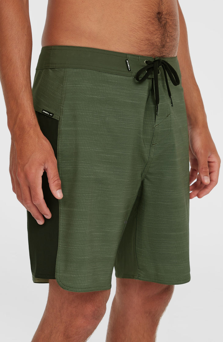 Hyperfreak Tech Panel 19'' Boardshorts | Army Tech Panel